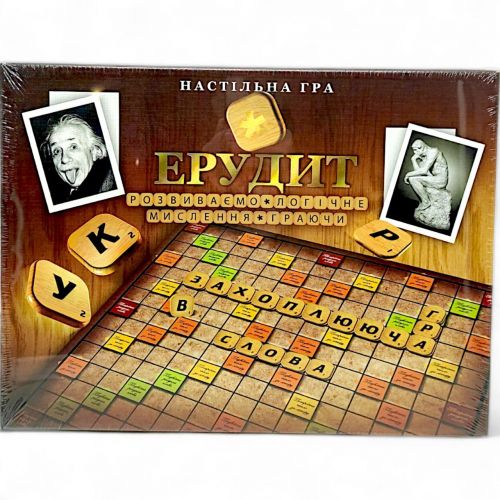Настільна гра "Ерудит", укр