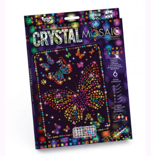 Набір для креативної творчості "CRYSTAL MOSAIC", "Метелик"