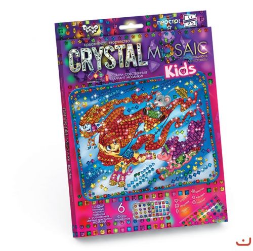 Набір для креативної творчості "CRYSTAL MOSAIC KIDS", "Поні"