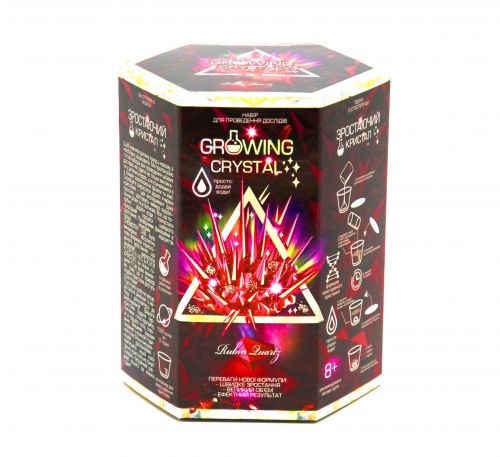 Набір для проведення дослідів "Growing Crystal (вирощування кристалів)" (укр)
