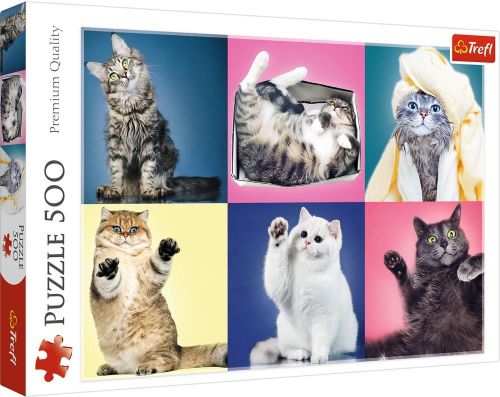 Пазли "Котики", 500 елементів
