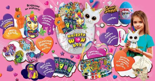 Іграшка-сюрприз "Unicorn WOW Box", укр (фіолетовий)