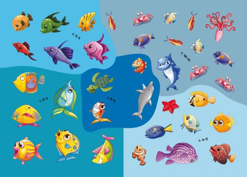 Книга "Перші розвиваючі наклейки. Море" укр