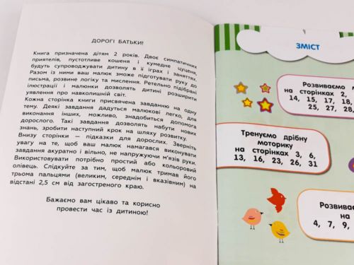 Книга з наклейками "Кмітливчики" 2 роки