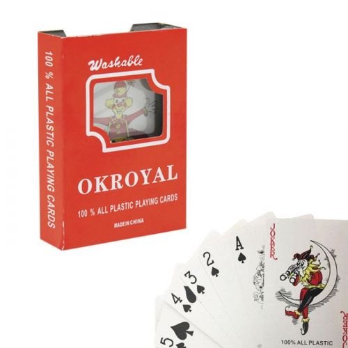 Уцiнка. Колода карт "Okroyal"  - маленькі тріщини на упаковці
