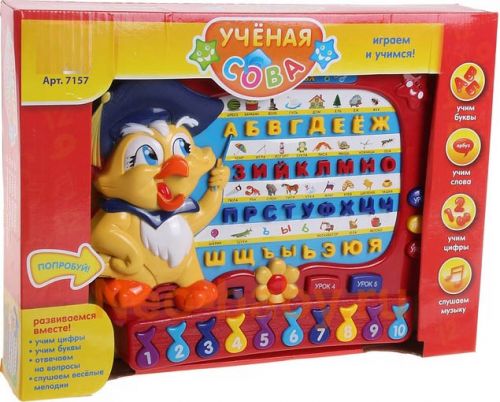 Уцінка. Розвиваюча іграшка "Вчений Сова" - Некоректно працює