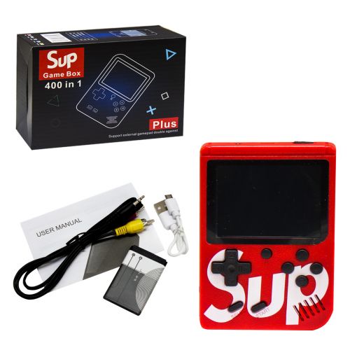 Уцінка. Портативна консоль "Retro FC SUP Game Box" 400 в 1 (червона) - не працює