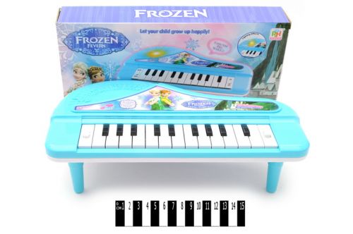 Уцінка. Піаніно з малий. "Frozen" (озвучений, з світ. Ефект.)) 901-399 р.30,8 * 5,3 * 17,3 см / 42 / - Не товарний вигляд