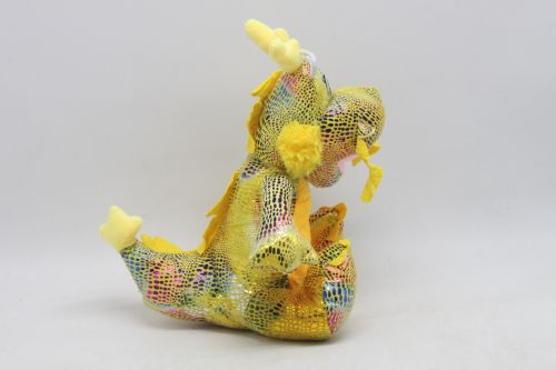 Мʼяка іграшка "Дракон", жовтий (30 см)