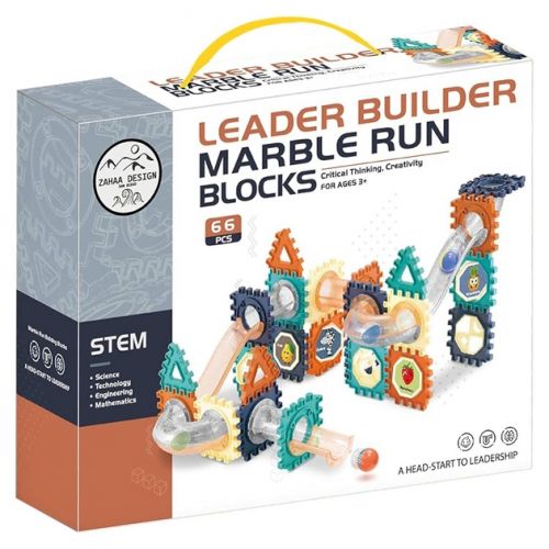 Конструктор "Лабіринт Marble Run Blocks", 66 деталей