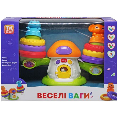 Уцінка. Інтерактивна іграшка "Веселі ваги" вид 2 (укр) пошкоджена упаковка