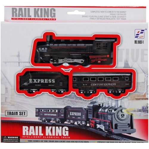 Уцінка. Залізниця "Rail King", світло, звук віддламане кріплення