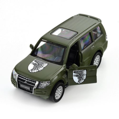 Машинка металева із серії "Шеврони Героїв" - Mitsubishi Pajero 4WD Turbo - "93 ОМБР"