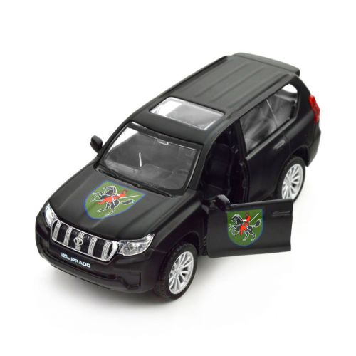 Машинка металева із серії "Шеврони Героїв" - Toyota Land Cruiser Prado - "110 ОМБР"