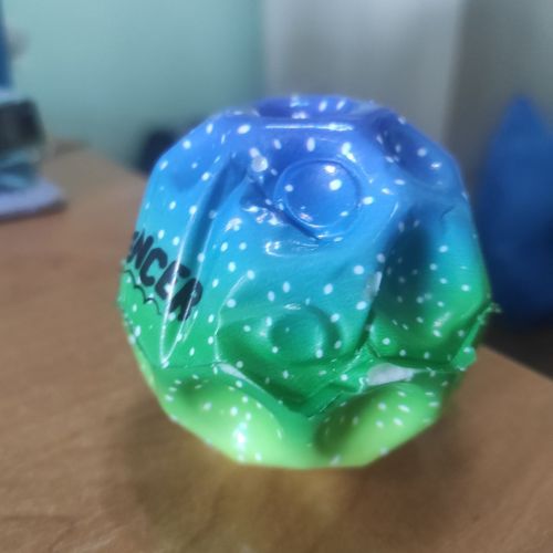 Уцінка. Антигравітаційний мʼячик Gravity (Moon) Ball, веселковий, 6,5 см Пошкоджений
