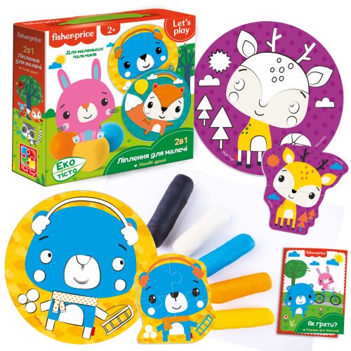 Набір для творчості з екотістом Fisher Price "Лісові друзі"