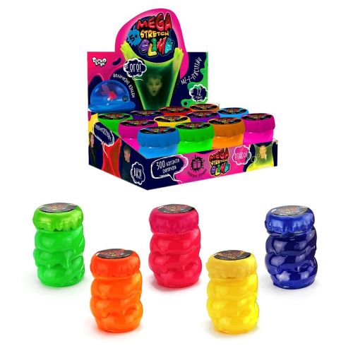 Уцінка. Лизун "Mega Stretch Slime" 200 г (укр) тріснута кришка