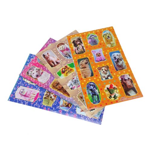 Наклейки Песики і котики, мікс (21 шт)