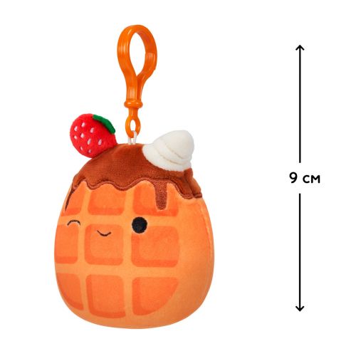 Мʼяка іграшка-брелок "Squishmallows: Вафелька Вівер" (9 см)