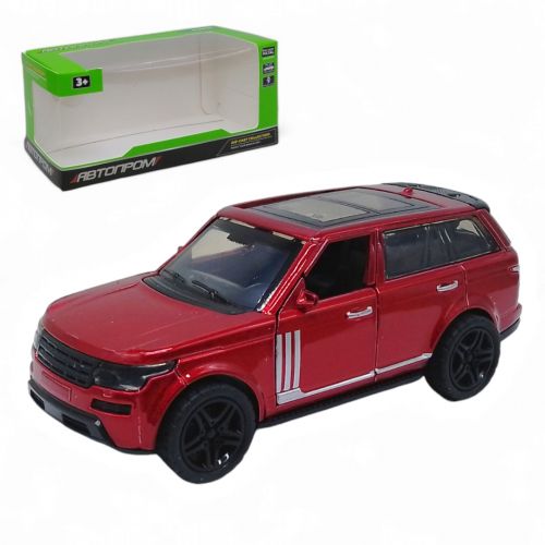 Машина металева Автопром Land Rover червона