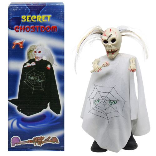 Уцінка. Іграшка-декорація "Танцюючий скелет" (рос), білий, пошкоджена упаковка