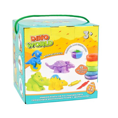 Набір для творчості "Містер тісто. Dino World", укр
