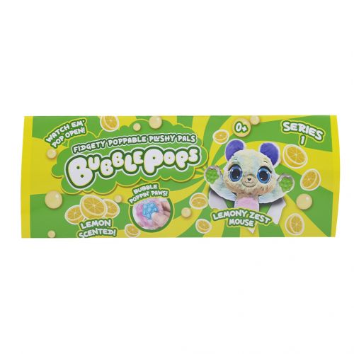 М’яка іграшка з ароматом "Bubble Pops. Лимонне мишеня" (34 см)