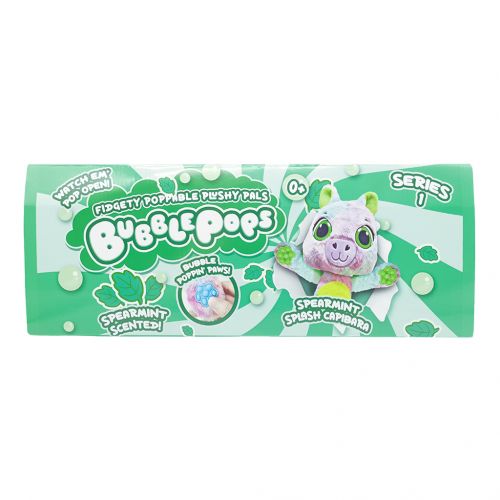 М’яка іграшка з ароматом "Bubble Pops. Мʼятна капібара" (34 см)