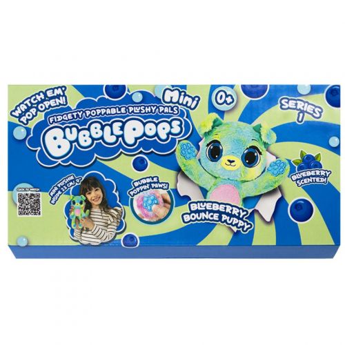 М’яка іграшка з ароматом "Bubble Pops міні. Чорничне цуценя" (20 см)