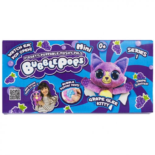 М’яка іграшка з ароматом "Bubble Pops міні. Виноградне кошеня" (20 см)