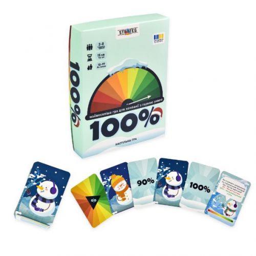 Настільна гра "100%" розважальна (укр)
