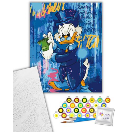 Картина за номерами "Scrooge McDuck" 40х50 см