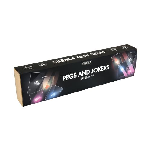 Настільна гра "Pegs and Jokers", укр