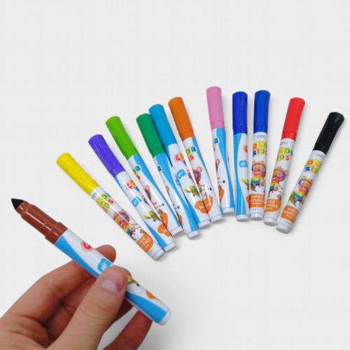 Фломастери "Color Kids", 12 кольорів
