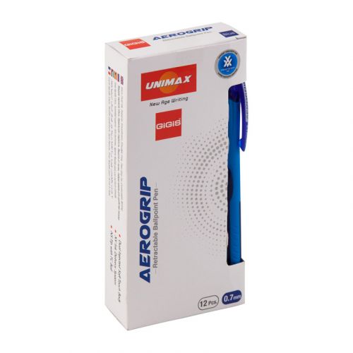 Ручка кулькова автом. Aerogrip, синя
