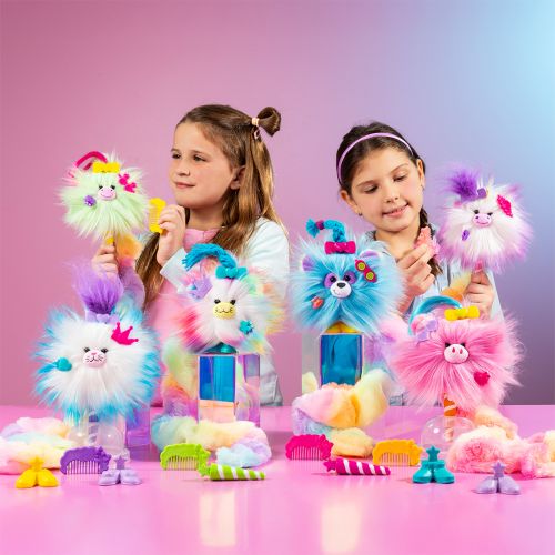 Мʼяка іграшка-сюрприз Cotton Candykins W2 – Пухнастий улюбленець (помаранчевий)