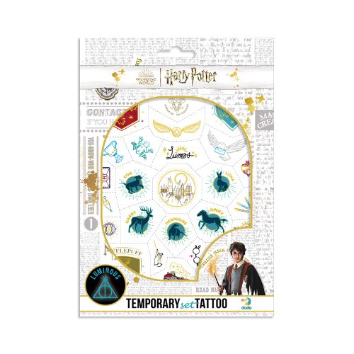 Набір дитячих тимчасових татуювань "Harry Potter. Символи", А5, 2 аркуші
