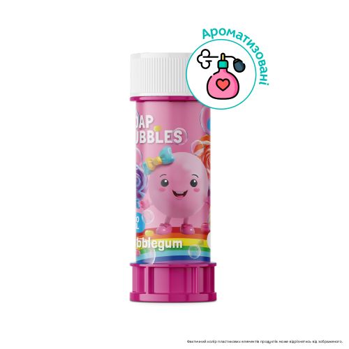 Бульбашки мильні "Bubblegum", ароматизовані, 60 мл