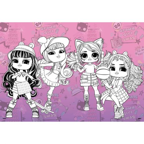 Книжка-розмальовка зі стікерами "Skate Dance 2 Tweens"