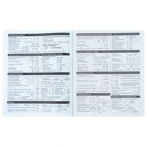 Зошит предметн. 48 арк., кл., софт тач+УФ, HK, фізика