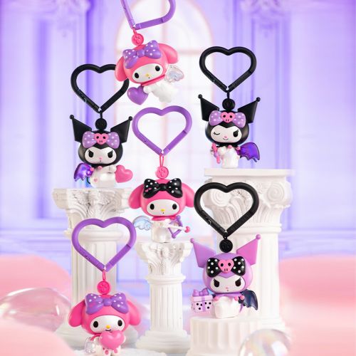 Механічна іграшка-сюрприз "POP TOP KUROMI & MY MELODY - МИЛІ КРИЛЬЦЯ" (мікс видів)
