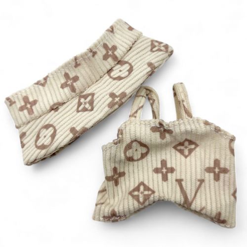 Одяг для Лабубу Louis Vuitton, Gucci (на стандартний розмір іграшки - 15-16 см)