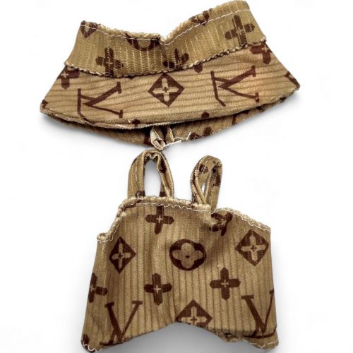 Одяг для Лабубу Louis Vuitton, Gucci (на стандартний розмір іграшки - 15-16 см)