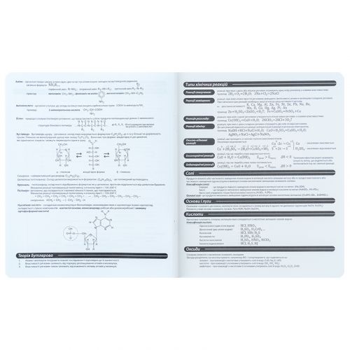 Зошит предметн. 48 арк., кл., софт тач+УФ, HK, хімія