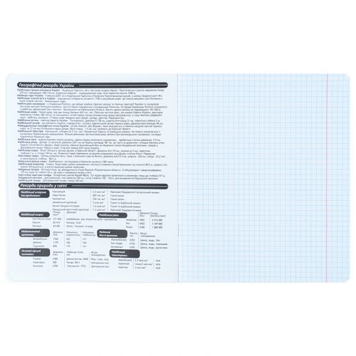 Зошит предметн. 48 арк., кл., софт тач+УФ, HK, географія