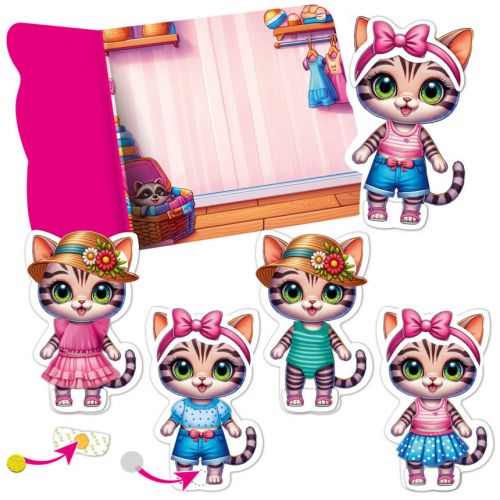 Гра розвиваюча Vladi Toys з липучками "Кошеня" VT1320-03