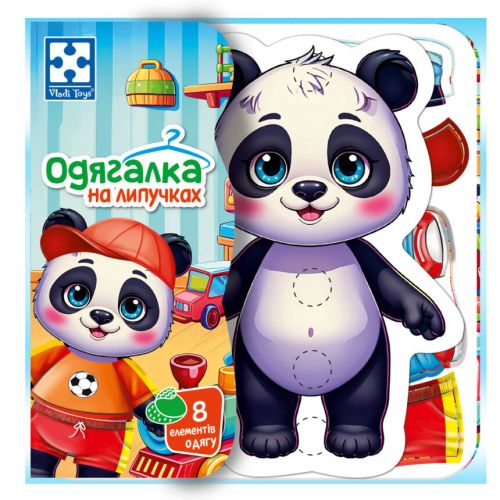Гра розвиваюча Vladi Toys з липучками "Панда"