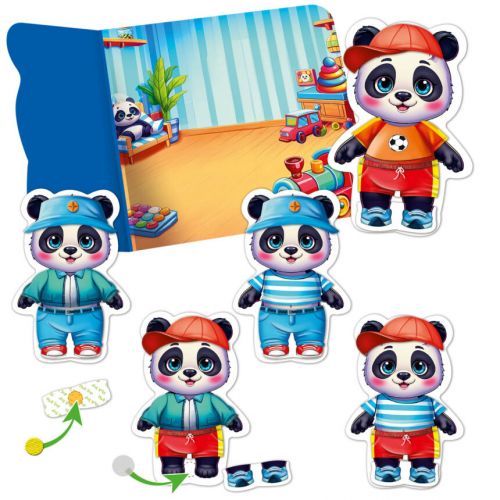 Гра розвиваюча Vladi Toys з липучками "Панда"