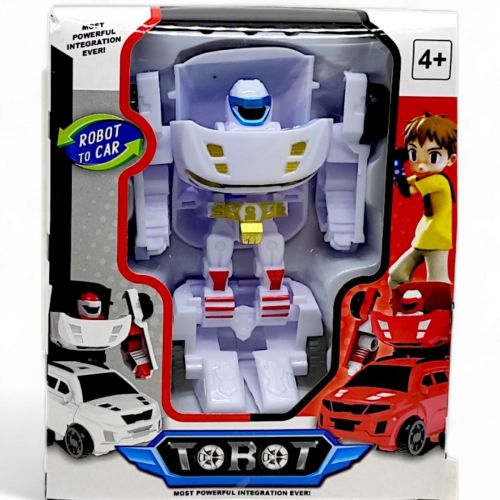 Уцінка. Робот-трансформер "Тобот (Tobot)", 11 см, білий - ПОМ`ЯТА УПАКОВКА