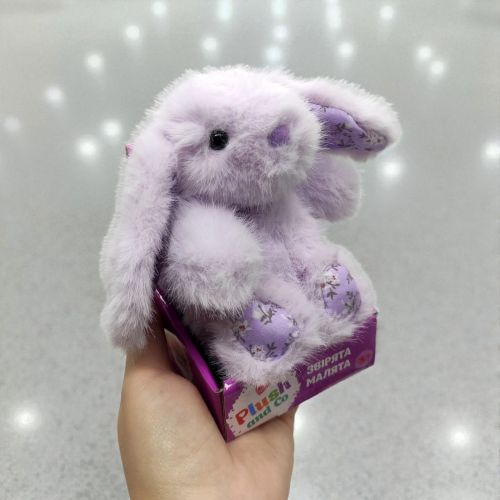 Мяка іграшка Plush and Co ЗАЙЧИК (ВИД 3) 16 см з вушками